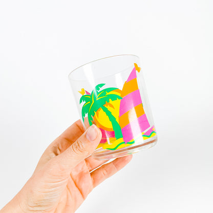 Palm trees tumblers duo