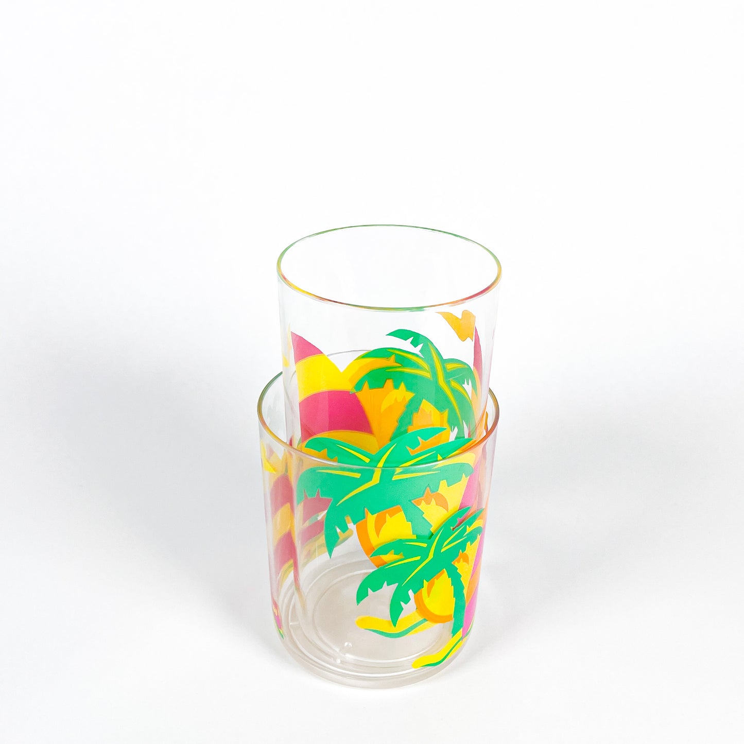 Palm trees tumblers duo