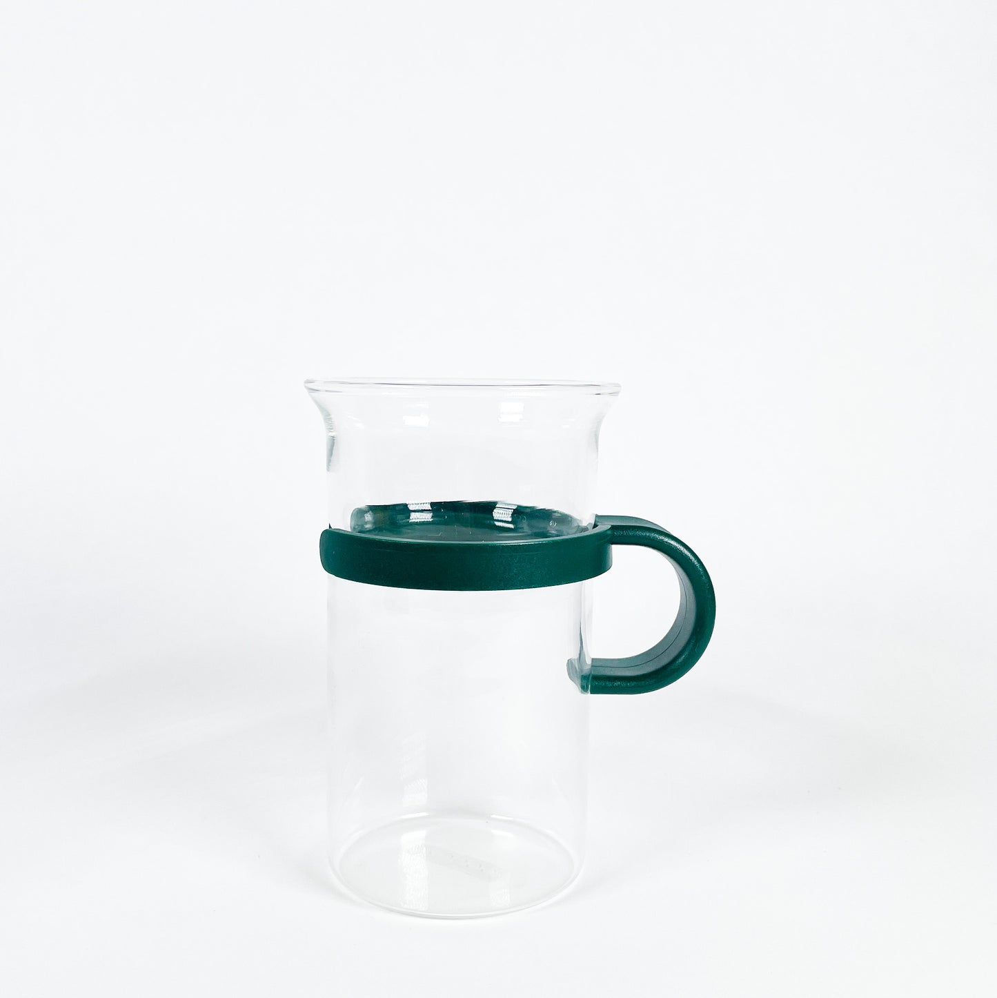 Tall dark green Bodum mug