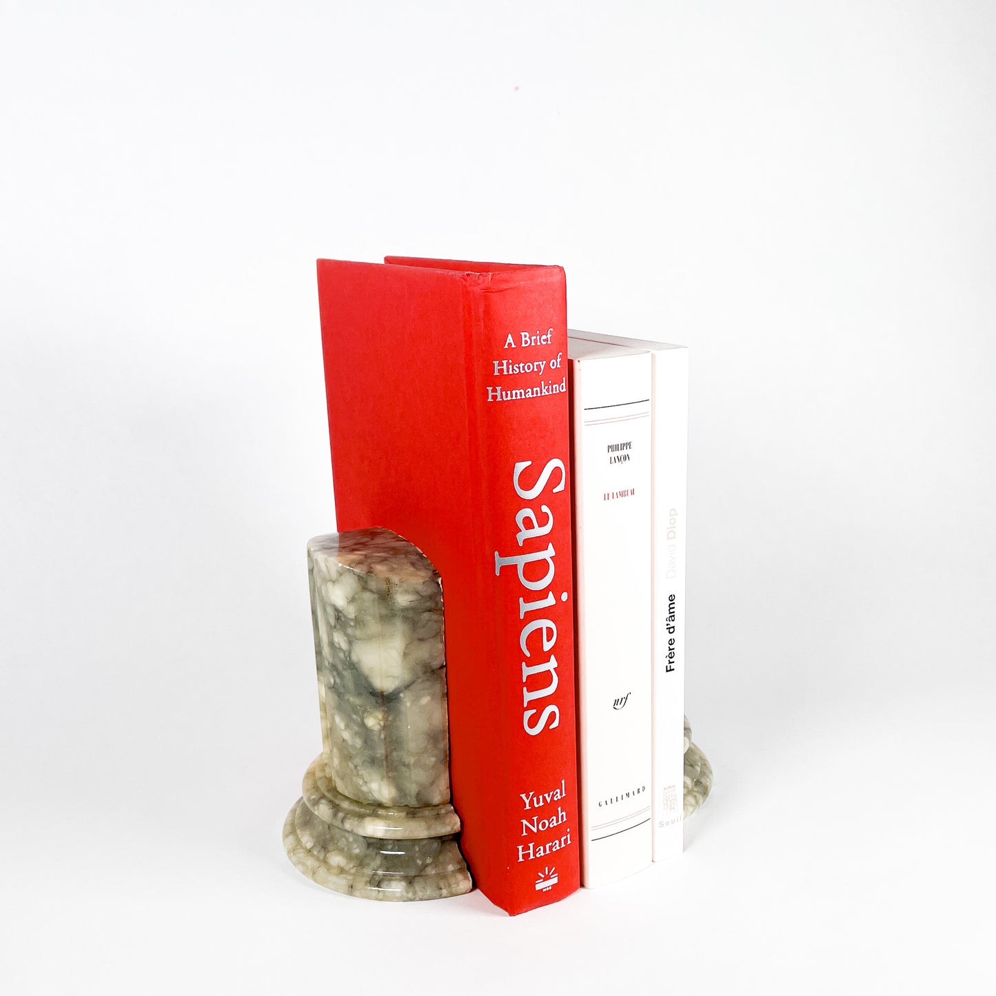 Alabaster column bookends