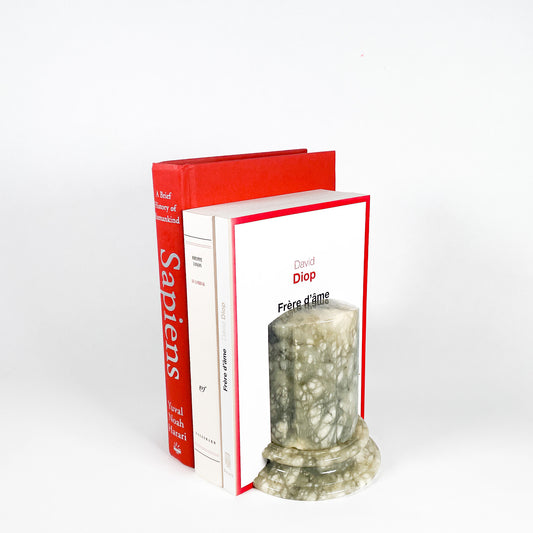 Alabaster column bookends