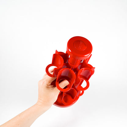 Red spice rack by Copco