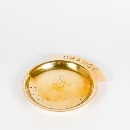 Brass coin dish