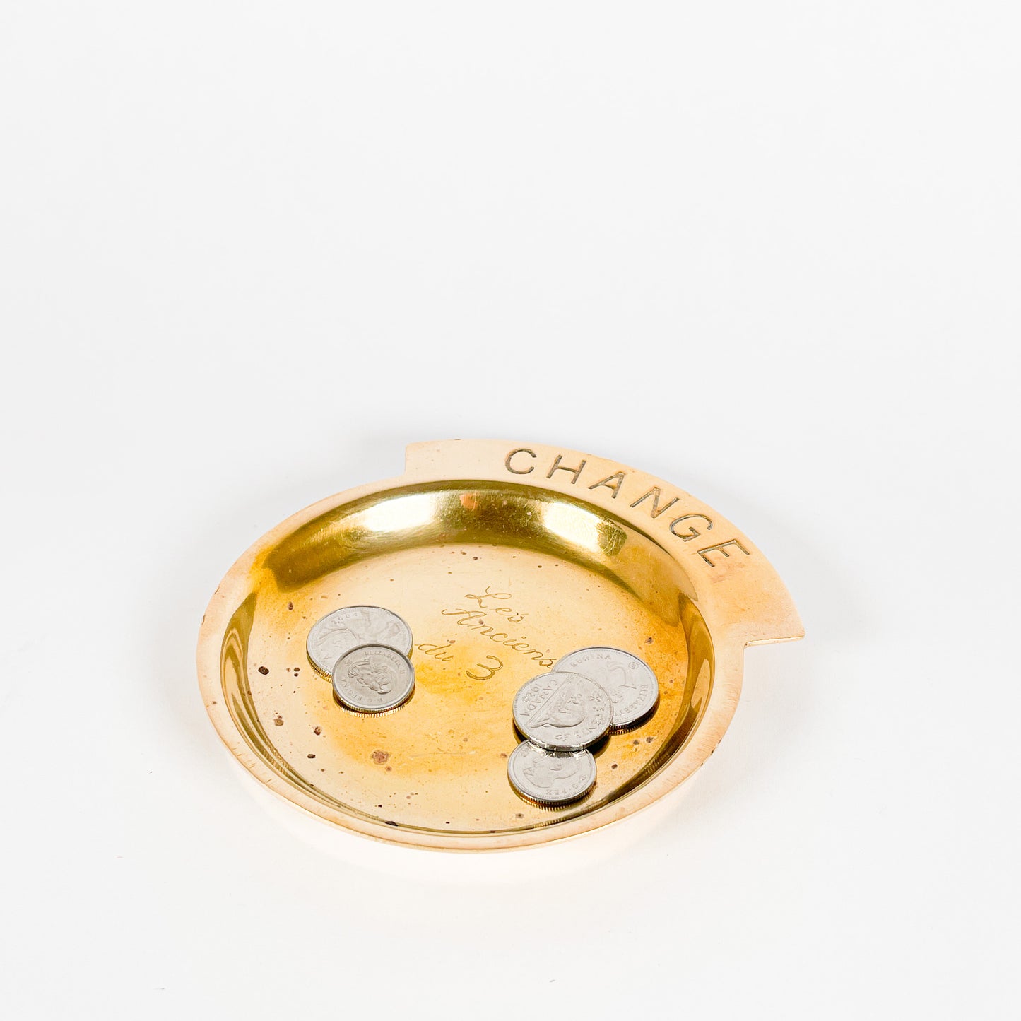 Brass coin dish