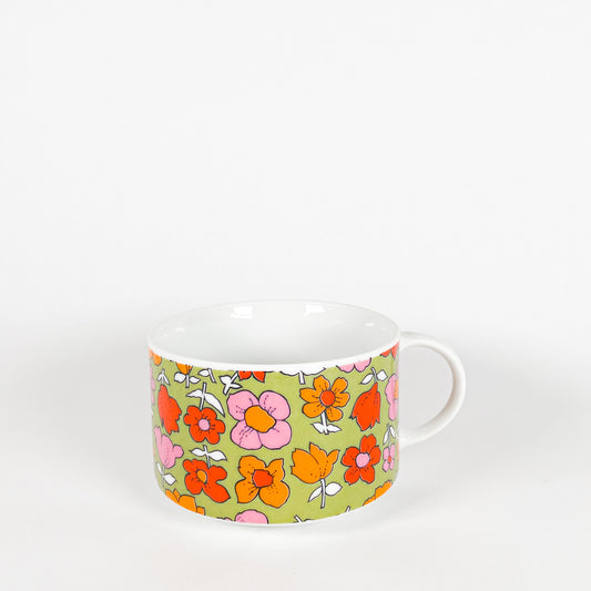 Flowered mug Japan