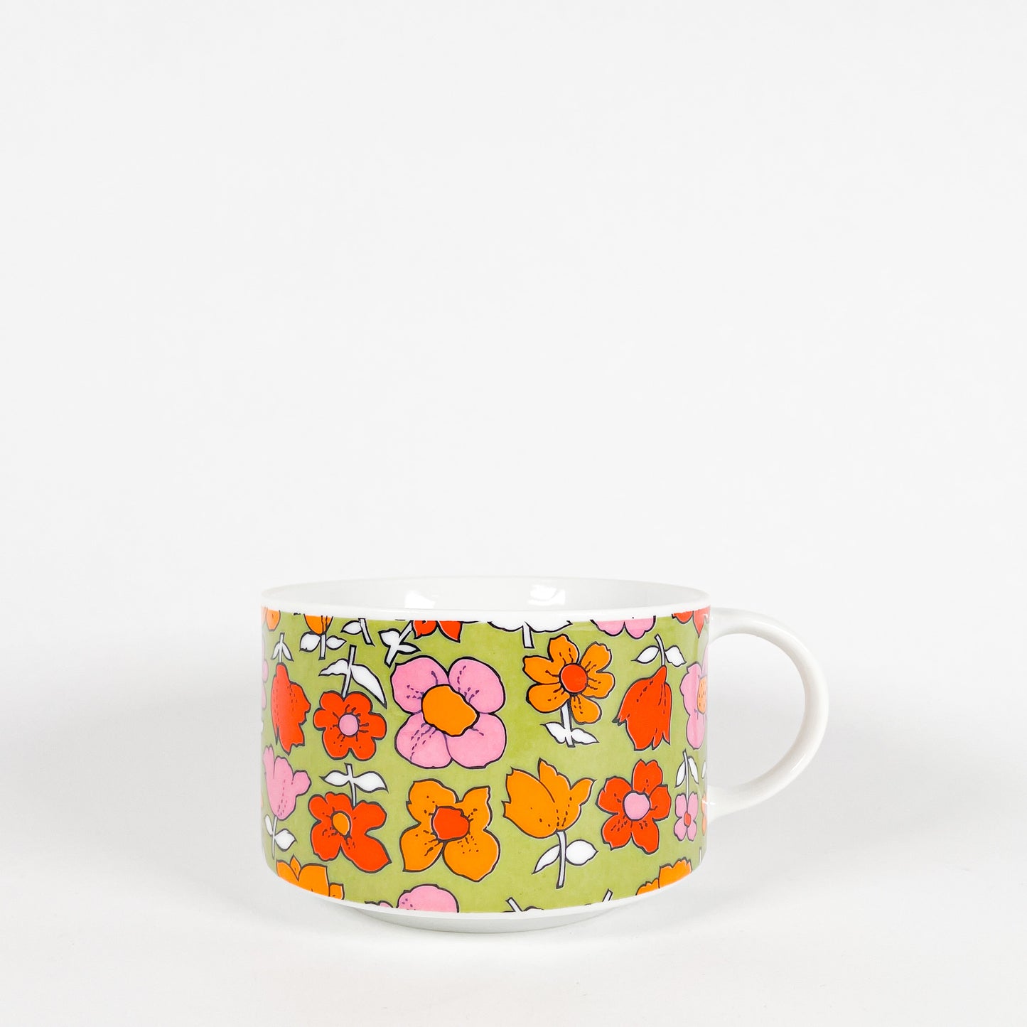 Flowered mug Japan