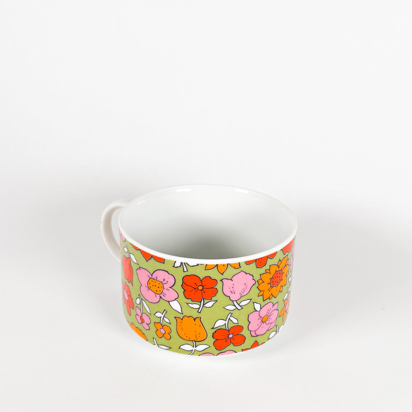 Flowered mug Japan