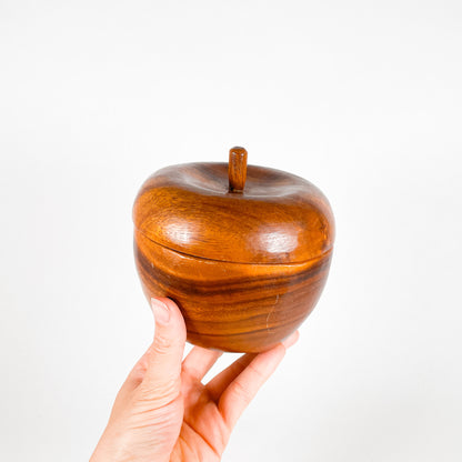 Wooden apple container