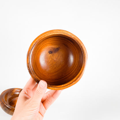 Wooden apple container