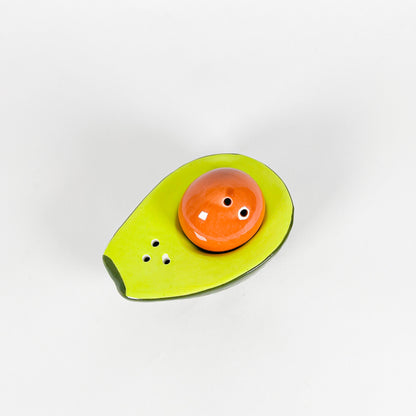 Avocado salt and pepper shaker