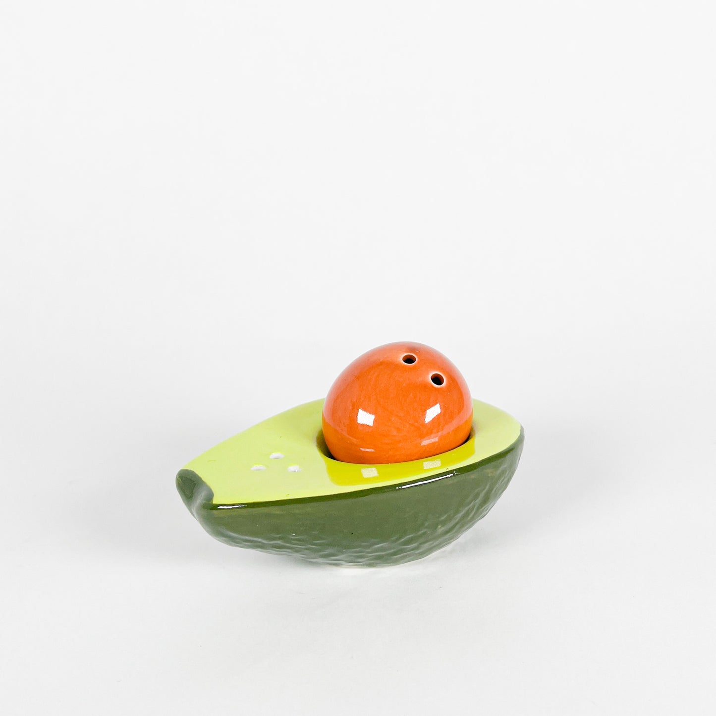 Avocado salt and pepper shaker