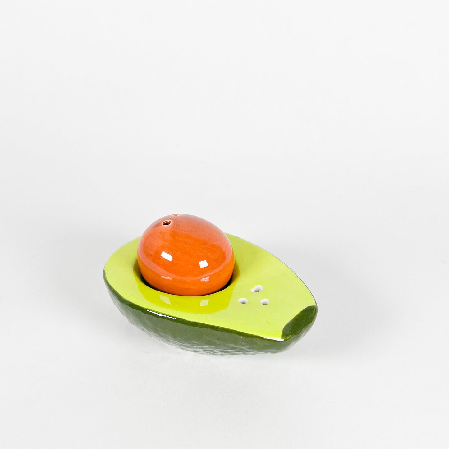 Avocado salt and pepper shaker