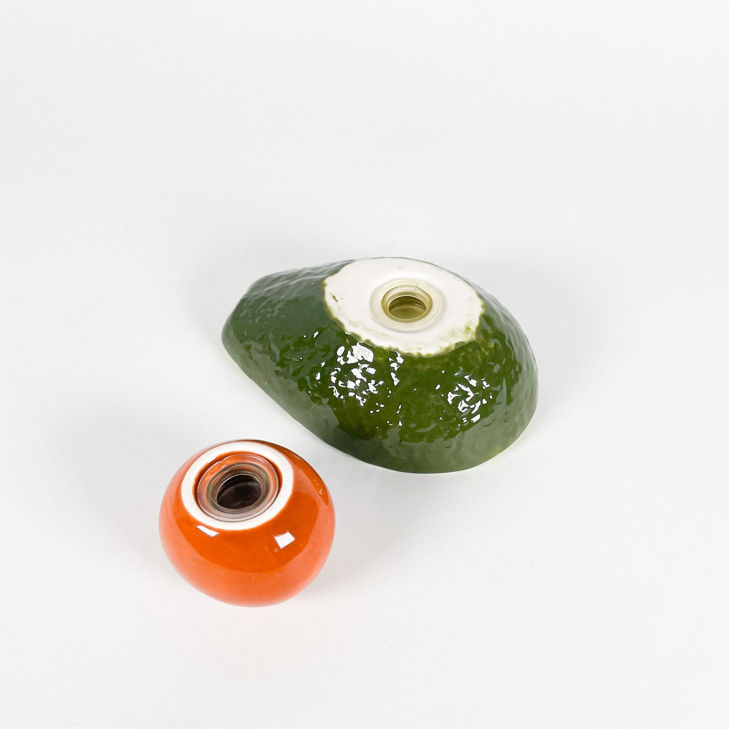 Avocado salt and pepper shaker