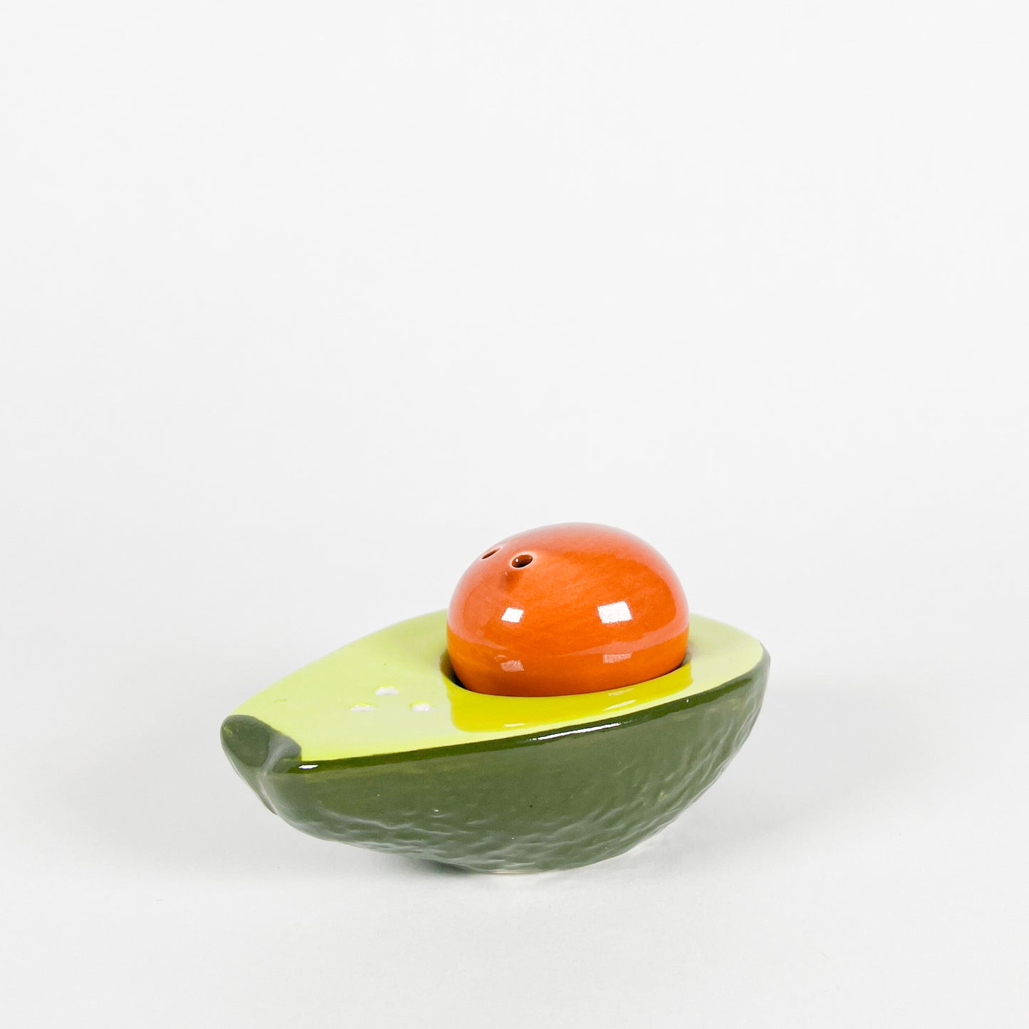 Avocado salt and pepper shaker