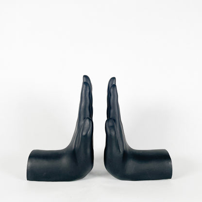 Black hands bookends