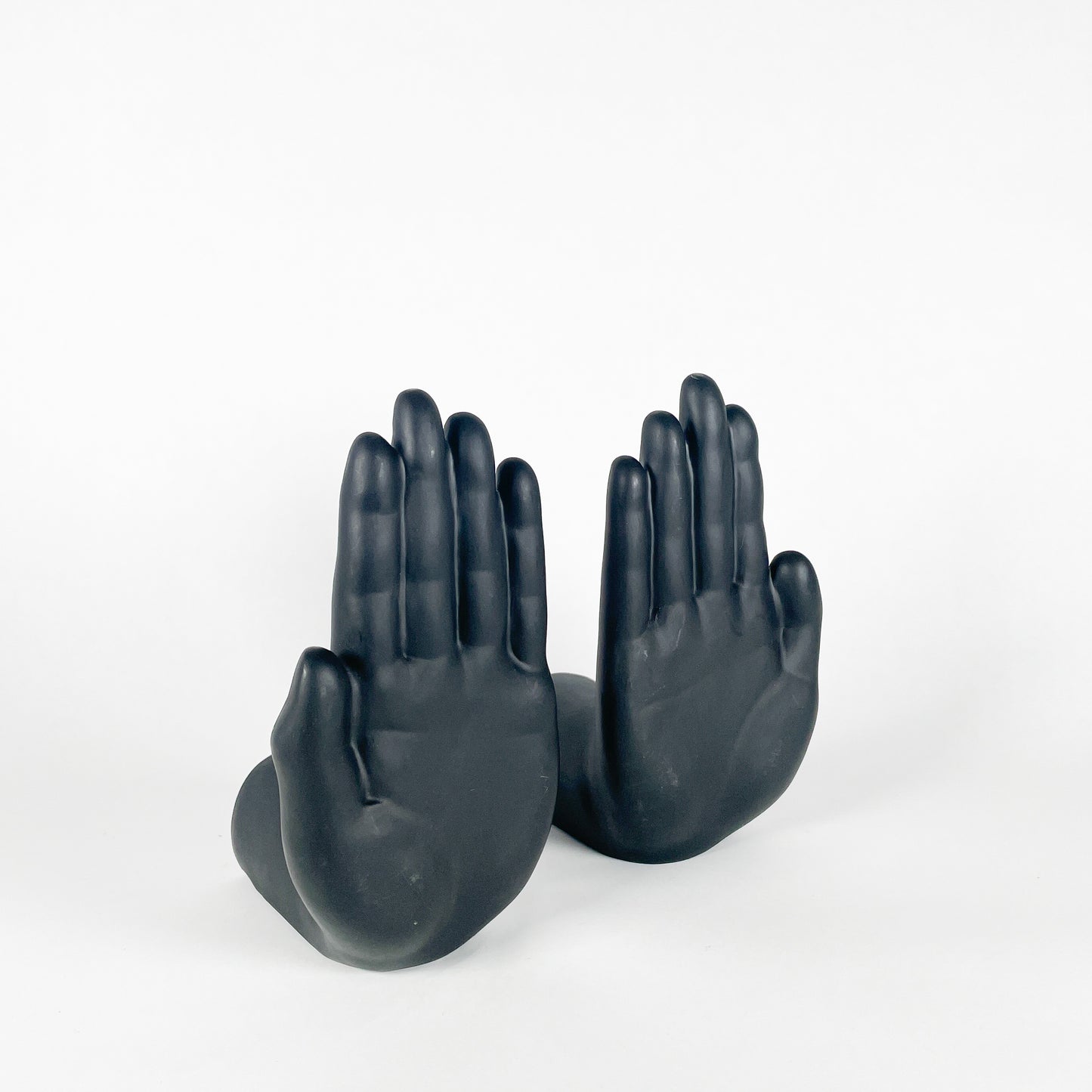 Black hands bookends