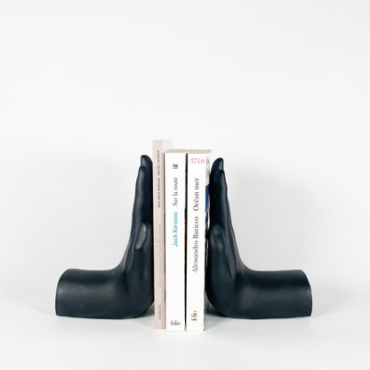 Black hands bookends