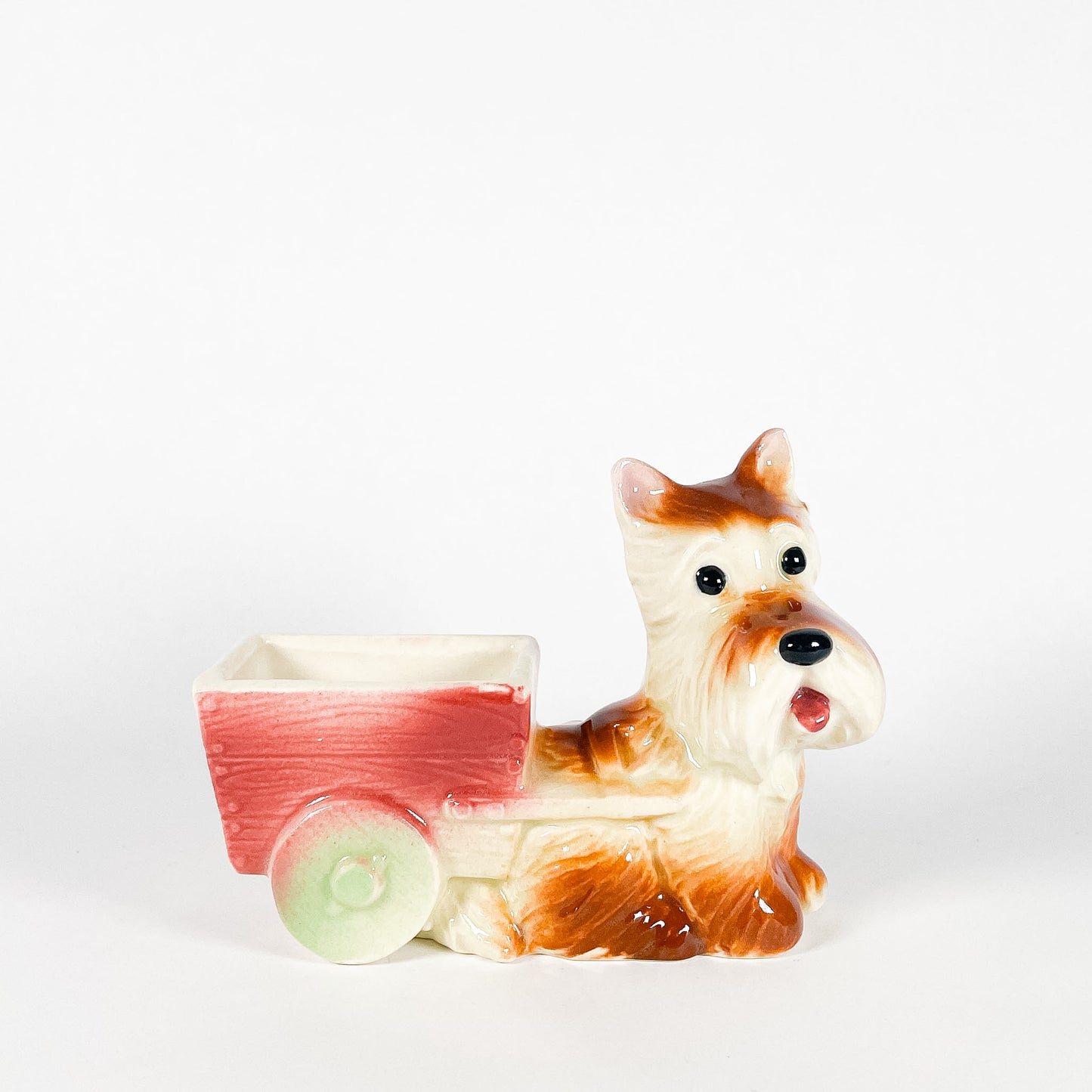 Terrier dog planter