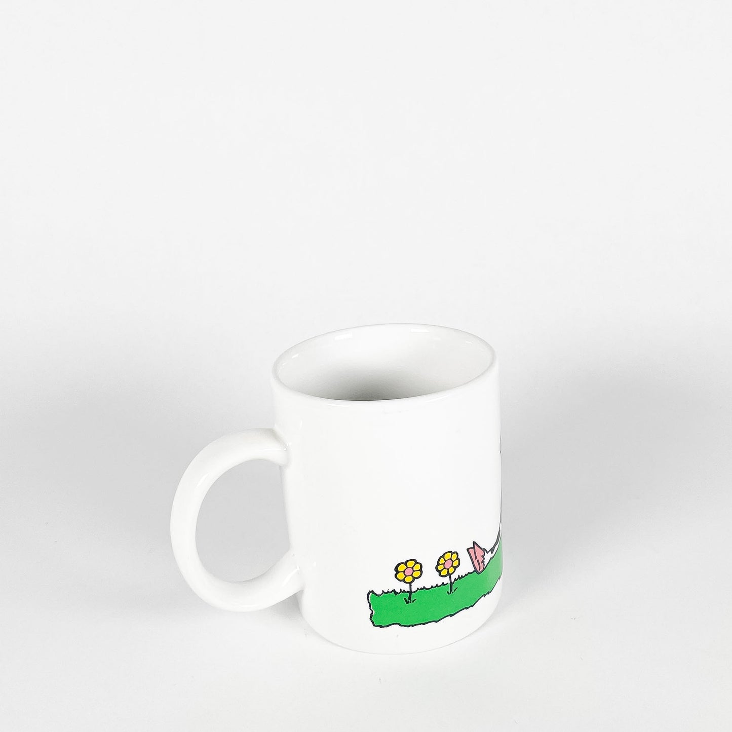 Cow in the meadow mug