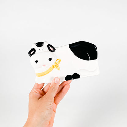 Cow spoon rest