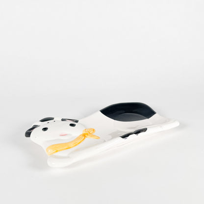 Cow spoon rest