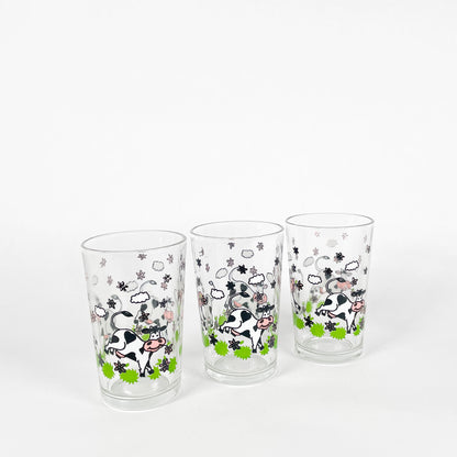 Trio verres vaches