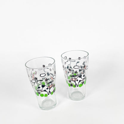 Cow print tumblers duo