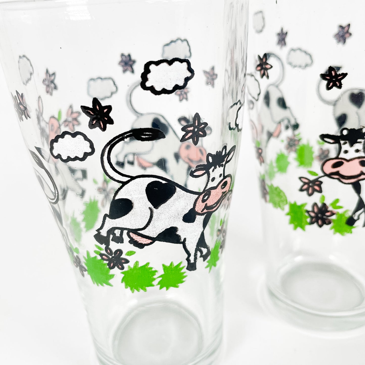 Cow print tumblers duo