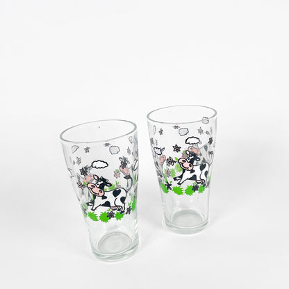 Cow print tumblers duo