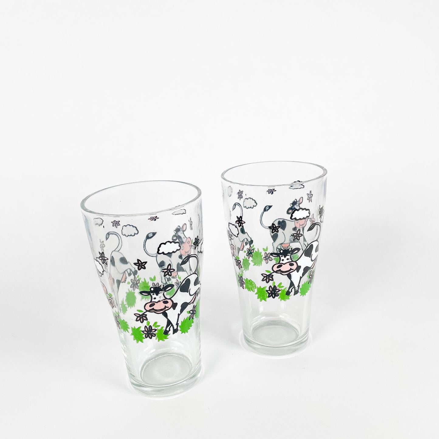 Cow print tumblers duo