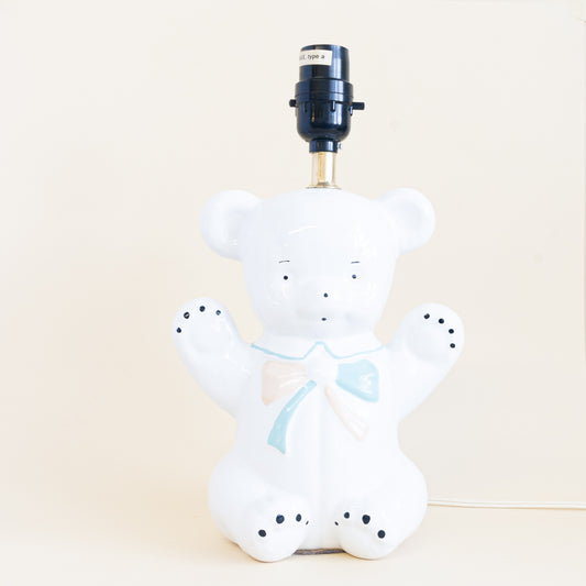 Ceramic teddy bear lamp