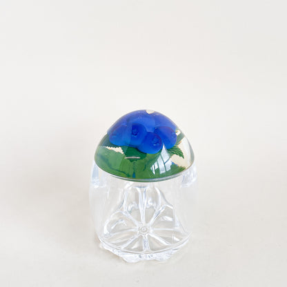 Sucrier en lucite bleuets