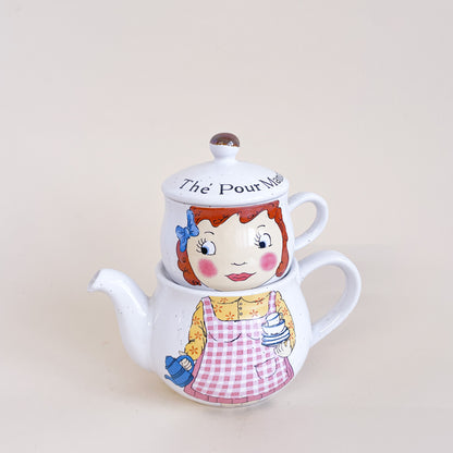 Théière et tasse Thé pour Maman