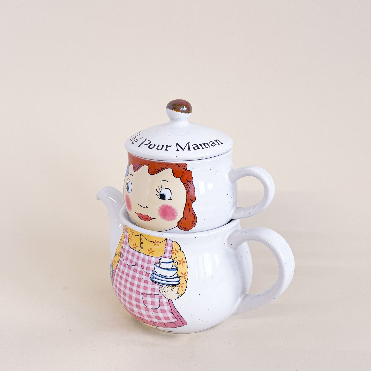 Théière et tasse Thé pour Maman