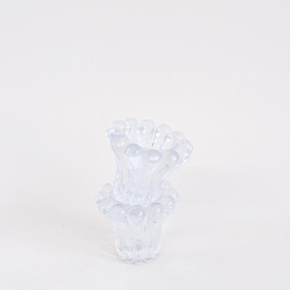 West Germany glass candle holders