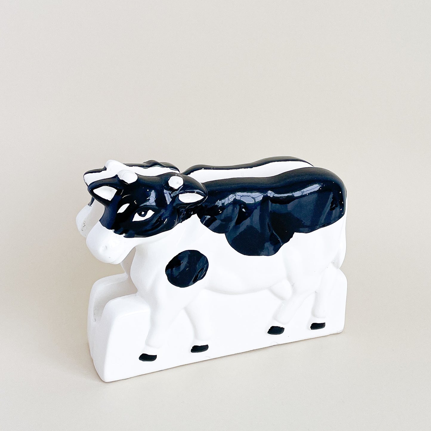 Cow napkins holder