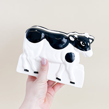 Cow napkins holder