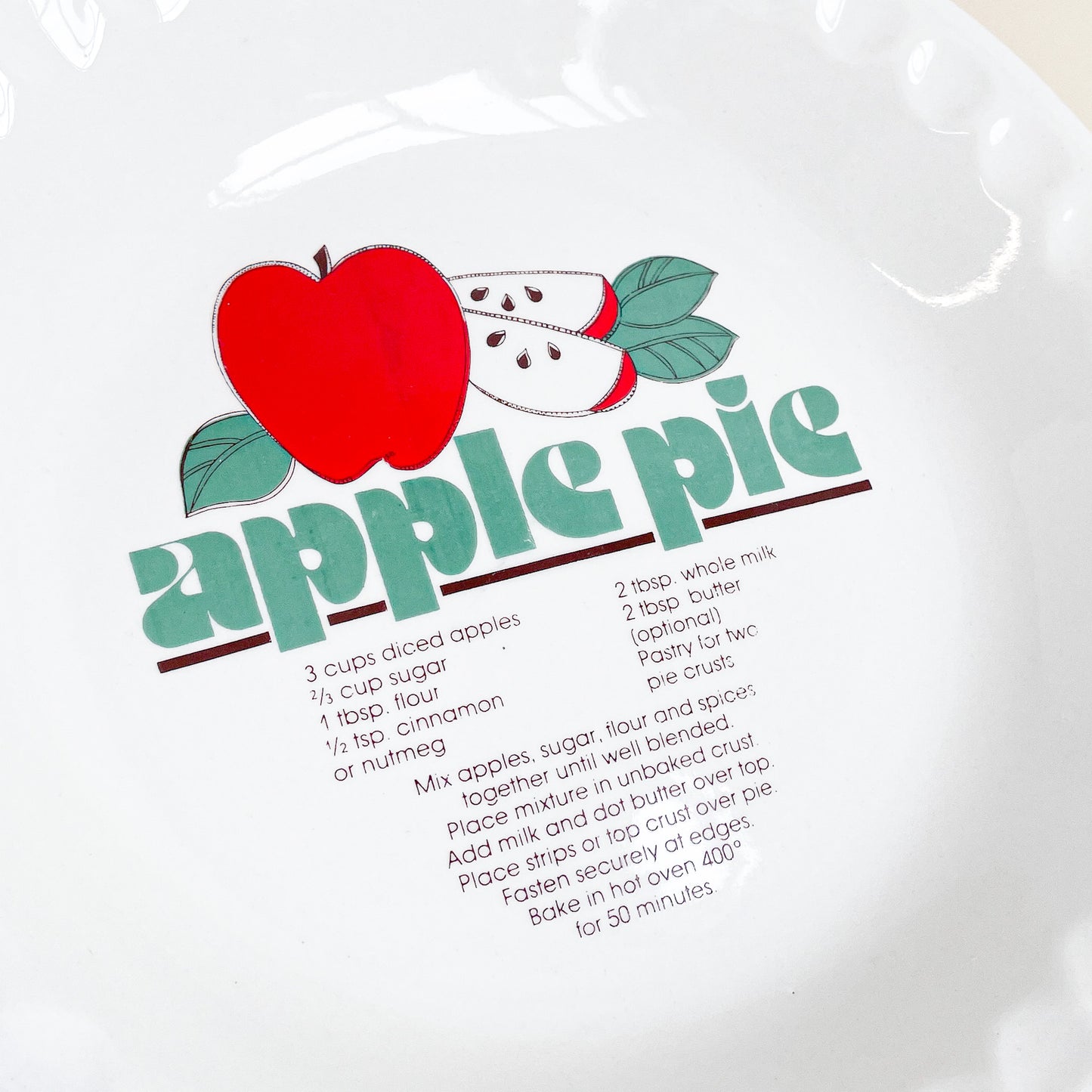 Apple pie ceramic pic