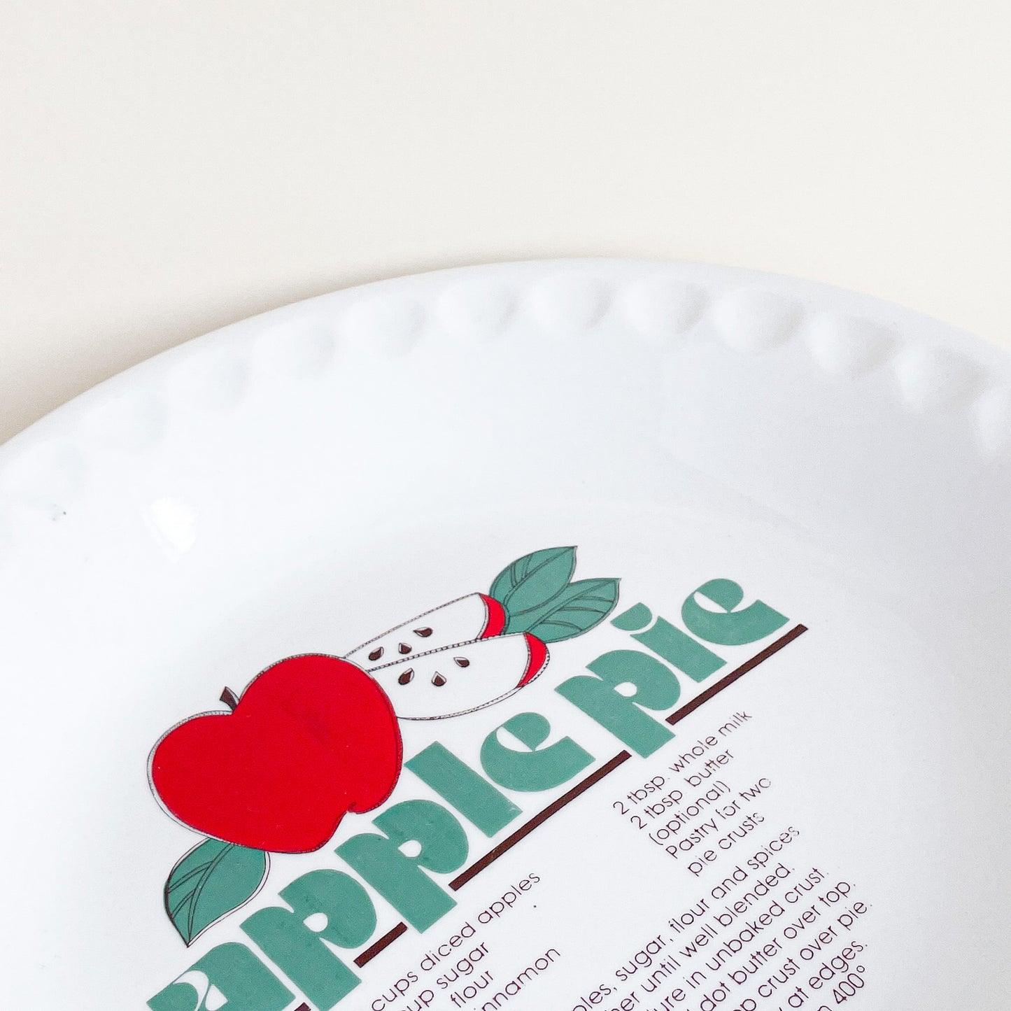 Apple pie ceramic pic