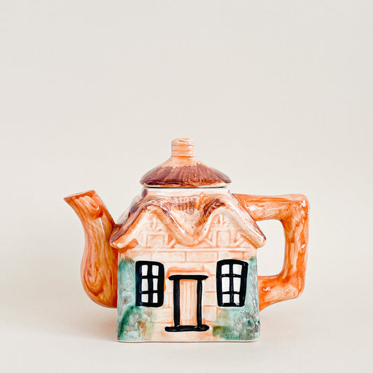 Cute house caramel teapot