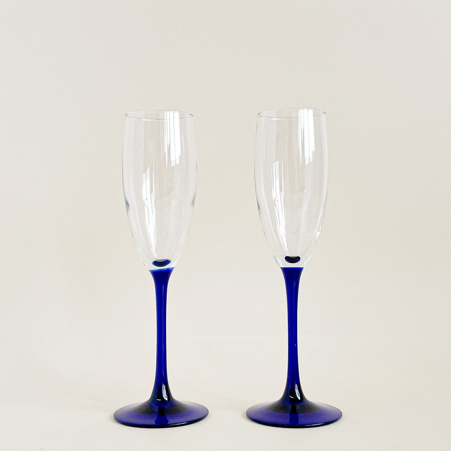 Duo flûtes bleu cobalt Luminarc